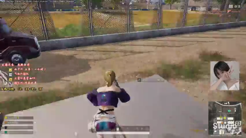 【2021-07-23 00点场】自然醒的天真：四川第一天才吃鸡女主播