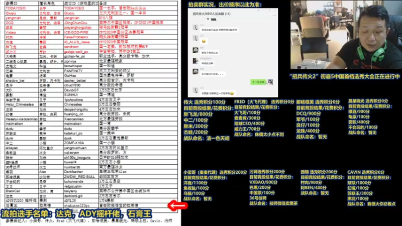 【2021-07-23 21点场】边哥BeenGor：20点开始街霸5拍卖会“招兵传火2”