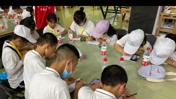 参观科技展览有奖征文暨科技夏令营宁夏营——版画制作