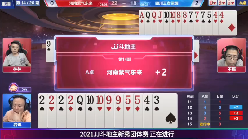 【2021-07-24 01点场】JJ斗地主官方：斗地主新秀赛！新秀登场秀翻全场