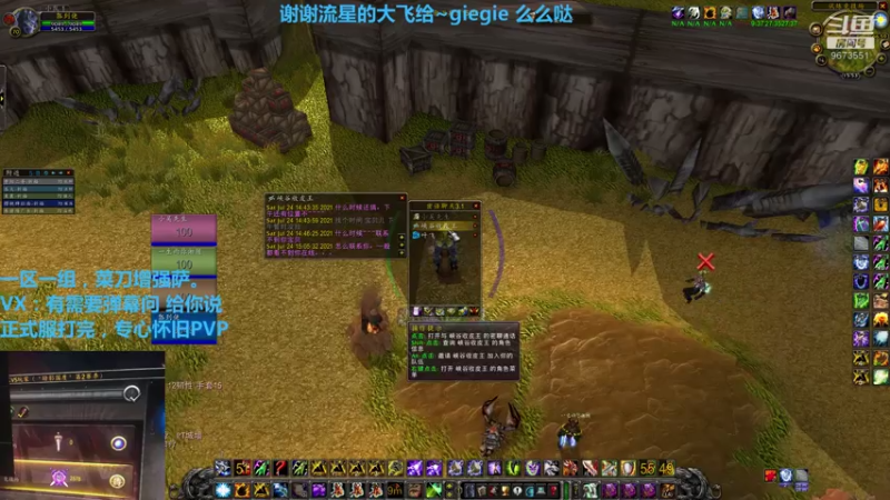 【2021-07-24 15点场】嫖到佬：剽 角斗士 增强萨满PVP直播间