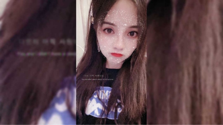 钻石面膜贴起来吧。真的很漂亮