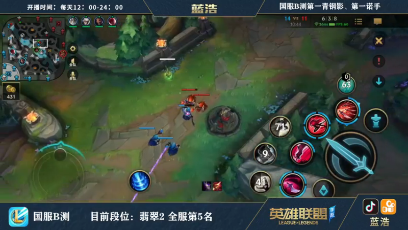 DOUYU_9612561_国服微信区rank第一