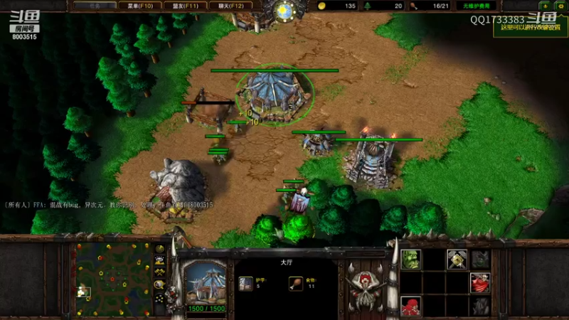 混战1V3养猪经验包包！养猪猥琐的兽族一波流的暗夜