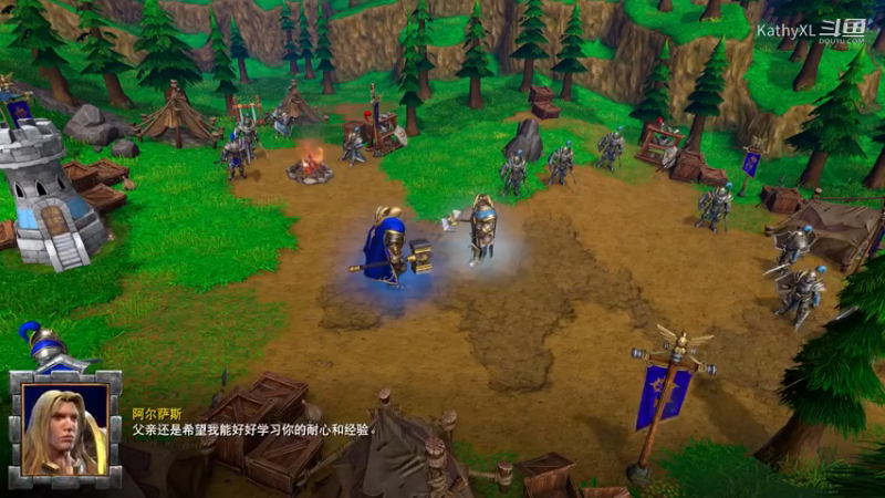 魔兽争霸Ⅲ重制一去除战斗版一全剧情战役一人类战役3节