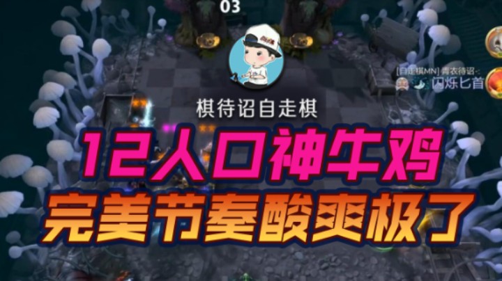 12人口满配神牛骑，爽！