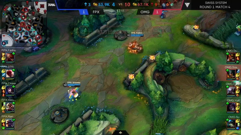 DOUYU_33OMGvsFPX精彩解说对局11