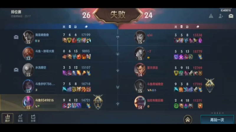 LOL手游，日常上分0