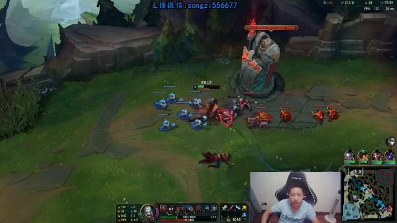 【2021-07-28 01点场】douyu丶松子：蛮王：版本T0 选到=包赢