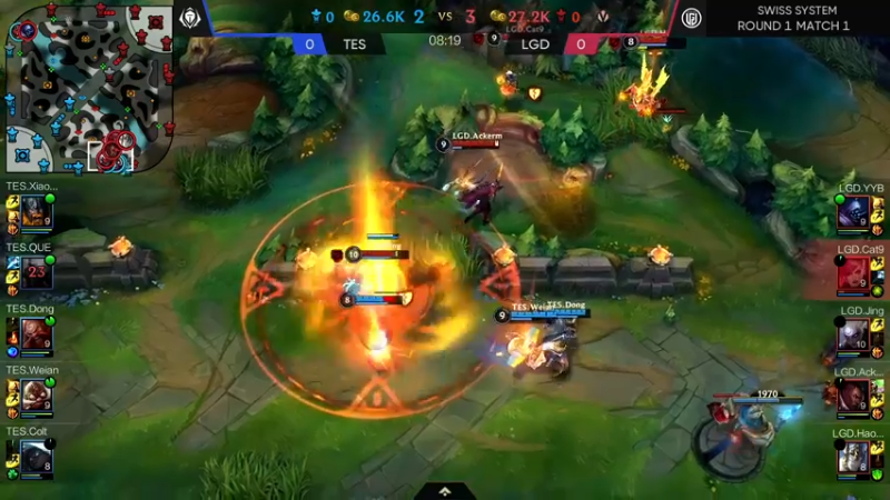 DOUYU_33TESvsLGD赛程开始4