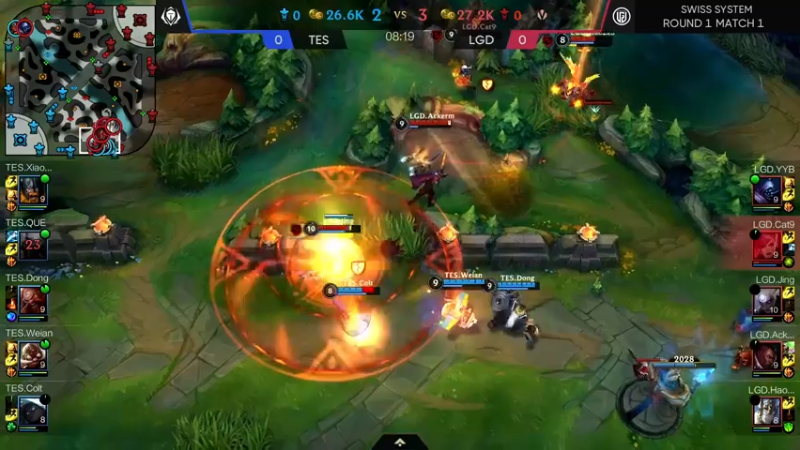 DOUYU_33TESvsLGD赛程开始4