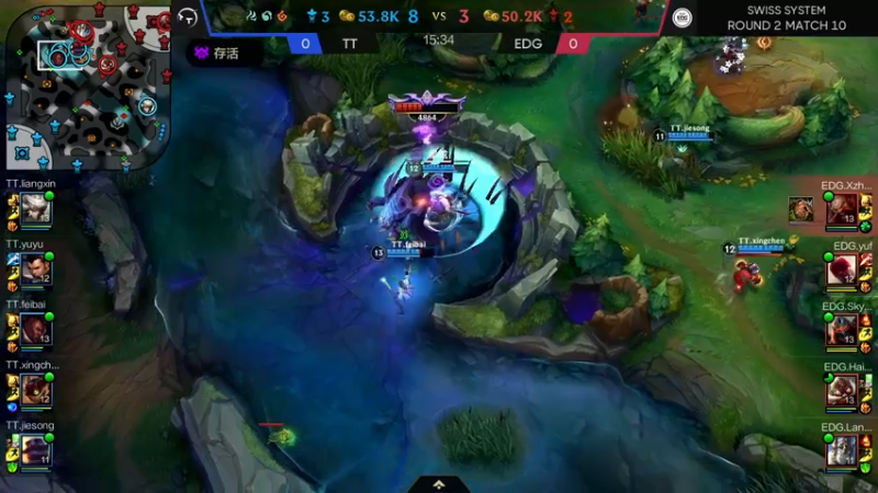 【LOL手游】超燃热身赛TTvsEDG赛事解说8