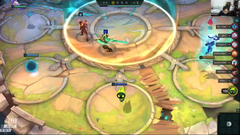 教练JoKer+ 云顶之弈：6刺客1神王4黑夜使者，三星李青三星梦魇伤害爆炸成功吃鸡