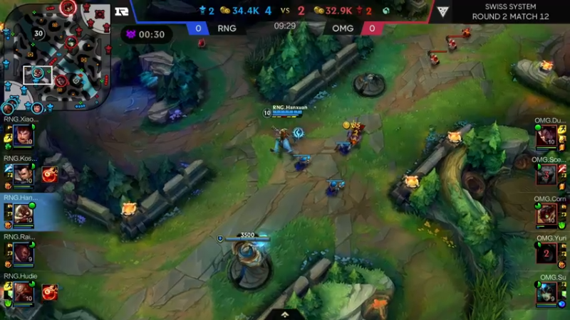 【LOL手游】超燃热身赛OMGvsRNG解说3