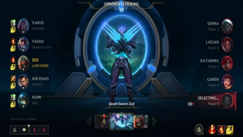 lol 手游 Zed