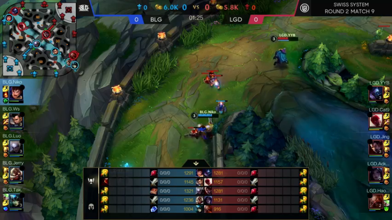 【LOL手游】超燃热身赛LGDvsBLG赛事解说2