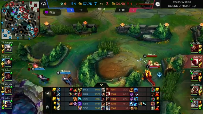 【LOL手游】超燃热身赛TTvsEDG赛事解说6