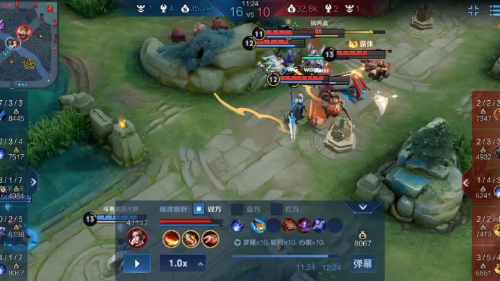 论一个火舞熟练掌握利用强化平a在野区操作身法的重要性，这边便是身法视野之怪的操作时间。