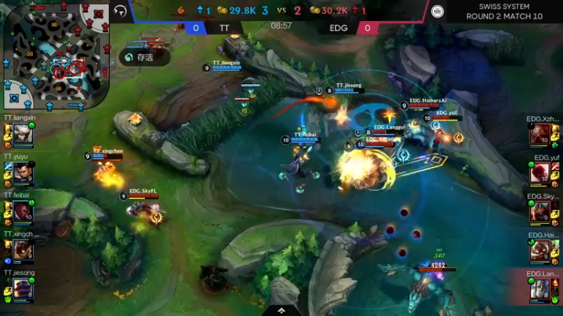 【LOL手游】超燃热身赛TTvsEDG赛事解说5
