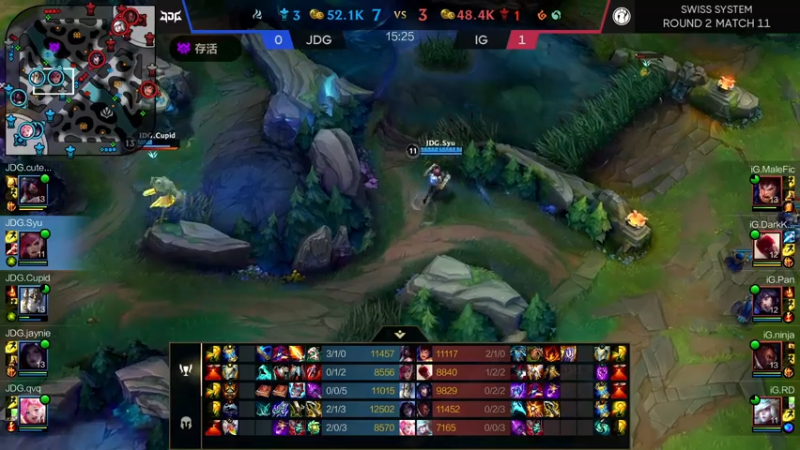 【LOL手游】超燃热身赛IGvsJDG 第二局3