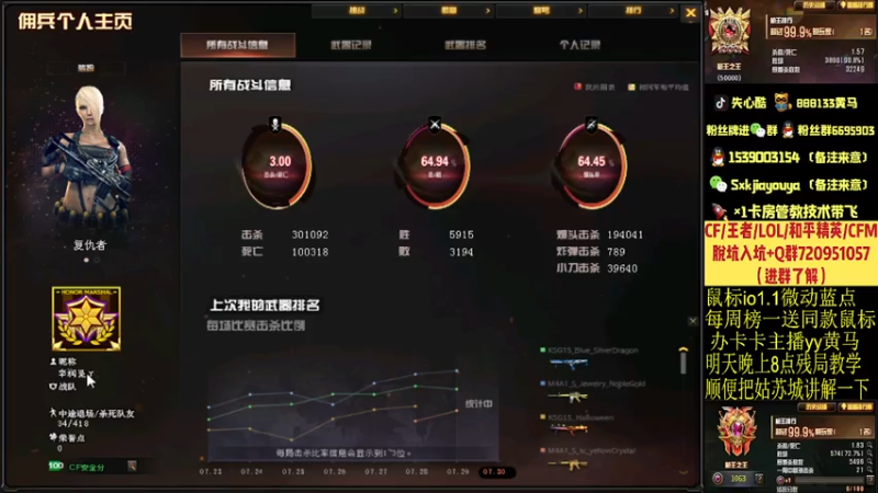 【2021-07-31 00点场】失心酷：定级赛排位上分/可爱房管+教技术