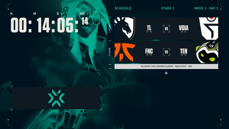 【2021-07-30 22点场】Valorant电竞：Challengers stage 3