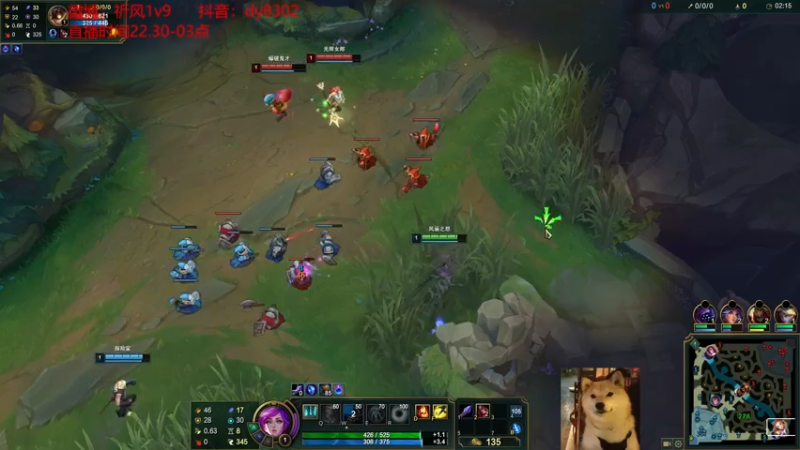 【2021-08-01 04点场】祈风1v9：国服第一VN！一个打八百多个！