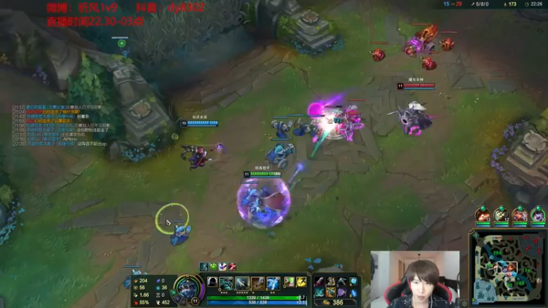 【2021-08-01 00点场】祈风1v9：国服第一VN！一个打八百多个！