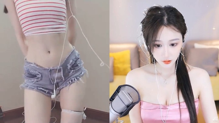 两个美女主播连麦，身材都不相伯仲，你喜欢吗