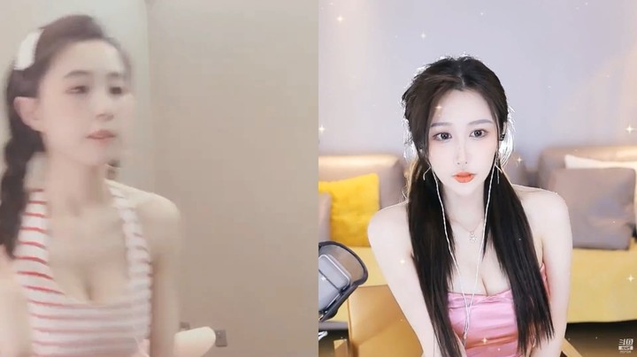 两个网红美女主播PK跳舞扭腰，真是魅力四射啊