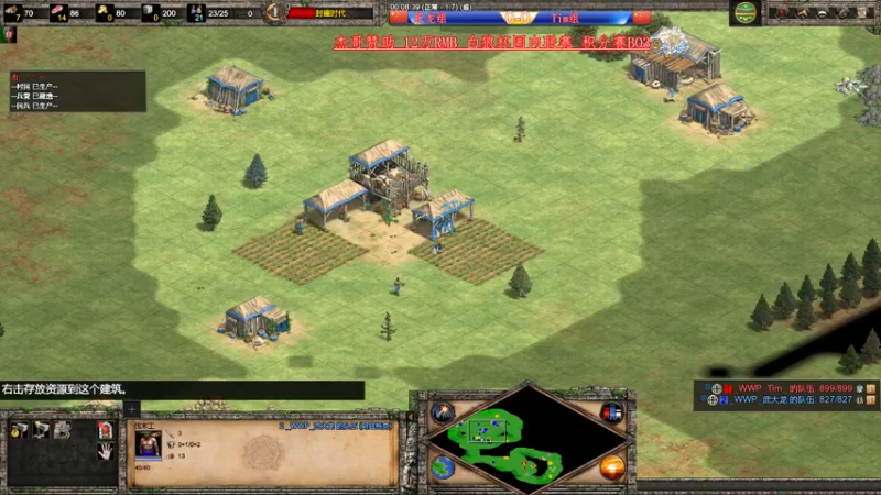 【2021-08-01 21点场】帝国时代肥龙大师：晚9点：肥龙组 VS Tim组 白狼宫杯