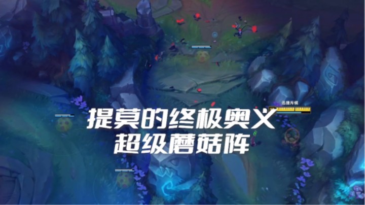 提莫有三宝！嘲讽，隐身，蘑菇阵！