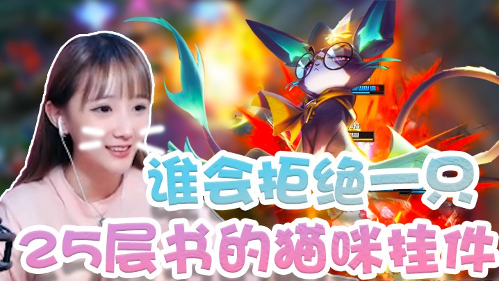 谁会拒绝一只25层书的猫咪挂件呢？