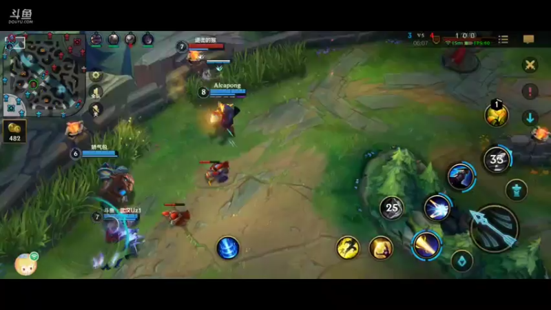 LOL手游卢锡安丽乱杀4