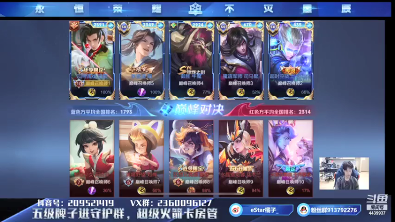 【2021-08-02 22点场】eStarPro橘子：冷血无情的边路杀神