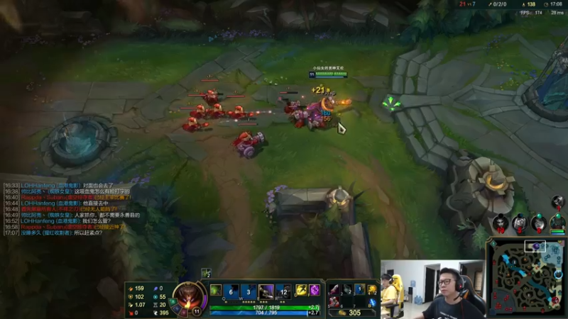 【2021-08-04 12点场】余小C真的很强：余小C：与亮一区快乐双排！