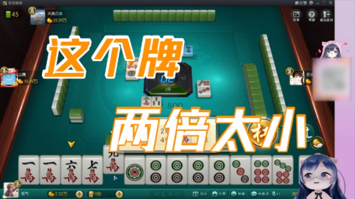 小团团：这个牌两倍太小了