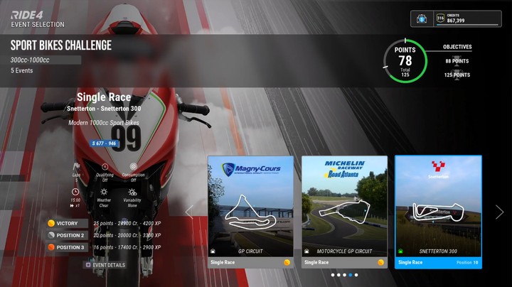 Ride 4 Aprilia RSV4 RF