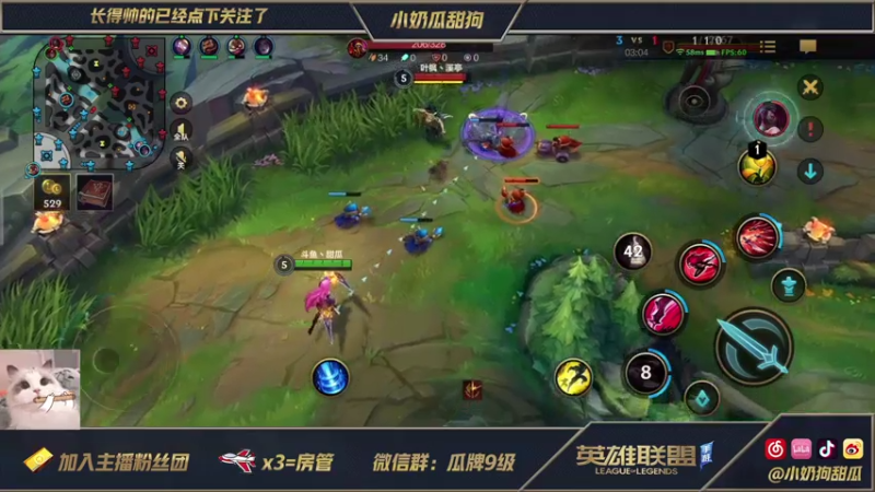 【2021-08-03 23点场】小奶狗甜瓜：甜瓜：让我玩会儿中路好嘛