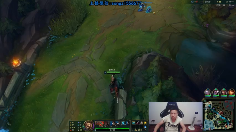 【2021-08-06 05点场】douyu丶松子：蛮王：版本T0 选到=包赢