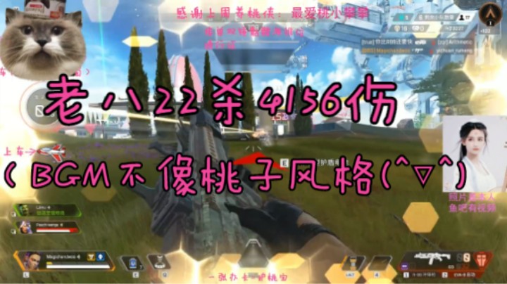 老八22杀4156伤（BGM不像桃子风格(^▽^)）