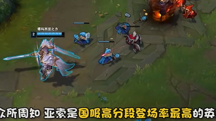 盖伦对线亚索小技巧，学废上亡者