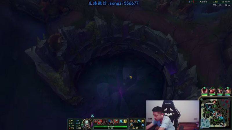 【2021-08-08 09点场】douyu丶松子：蛮王：版本T0 选到=包赢