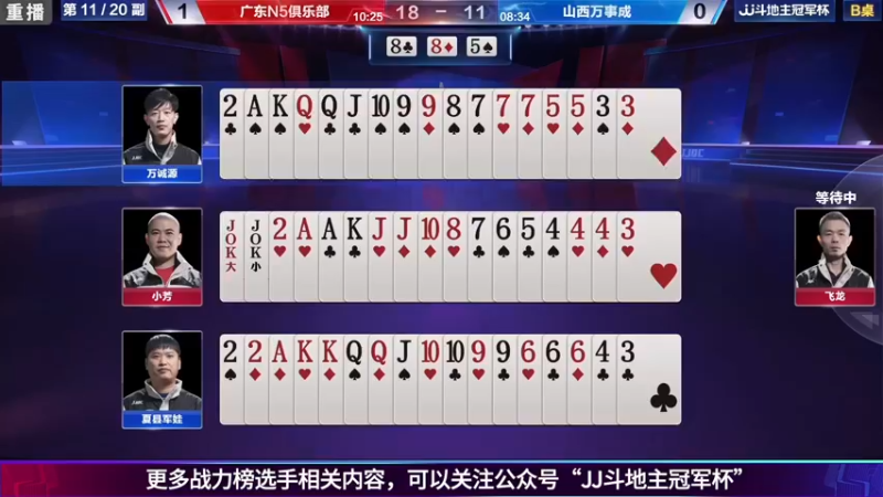 【2021-08-08 13点场】JJ斗地主官方：斗地主冠军杯秋季赛开战！