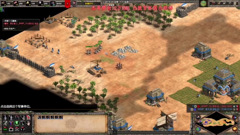 【2021-08-07 22点场】帝国时代肥龙大师：晚9点：肥龙组 VS 火车组 白狼杯