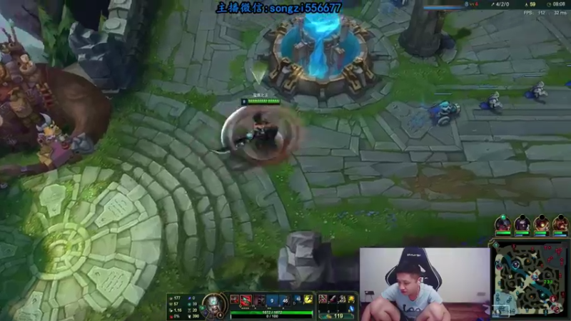 【2021-08-08 07点场】douyu丶松子：蛮王：版本T0 选到=包赢