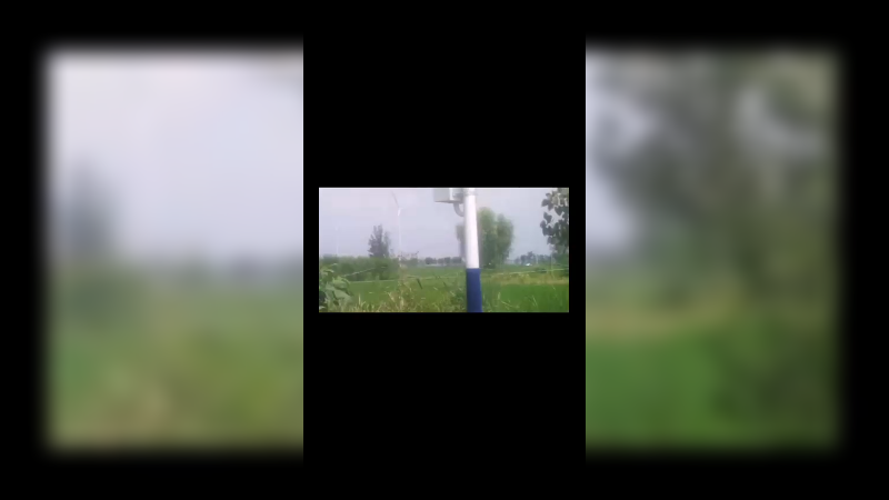 老家村村通：公路，风车，监控，汽车等，希望家长越来越好