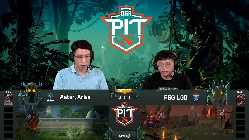 DOTAPITS5小组赛8月9日LGD-Aries 第二局