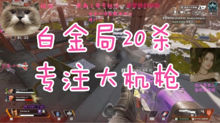 白金局20杀，专注大机枪