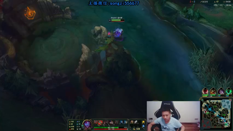 【2021-08-11 05点场】douyu丶松子：蛮王：版本T0 选到=包赢